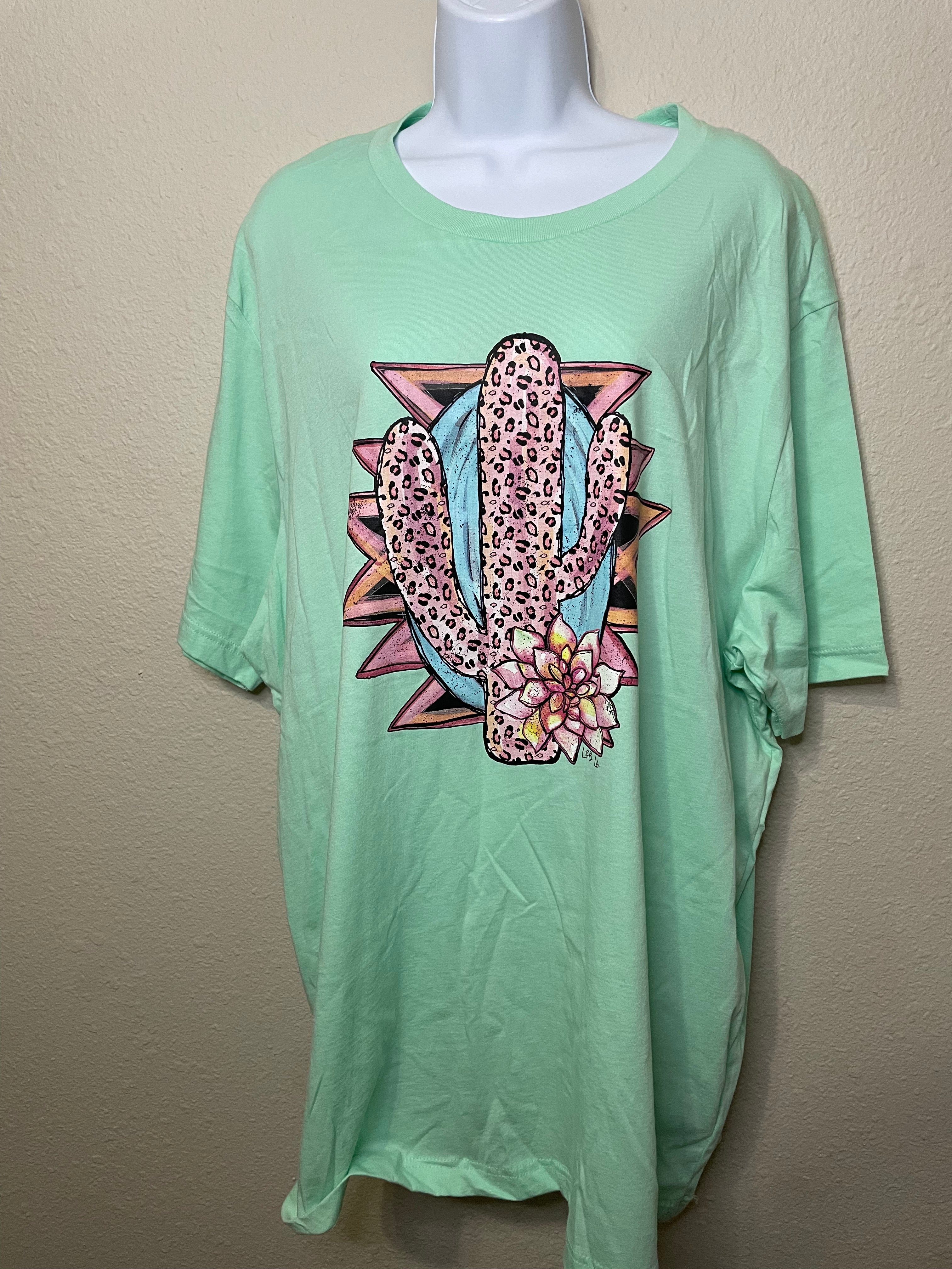 Leopard Cactus Tee